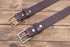1.25" Dark Brown Full Grain Leather Belt